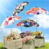 Sombrilla Popular Transfronteriza para Plantas de Amazon, Flor en Maceta, Sombrilla de Protección Solar, Aislada, Sombrilla de Protección para Plantas de Exterior en el Suelo