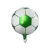 Globo Redondo de Aluminio Color Blanco y Negro de Fútbol de 18 Pulgadas Transfronterizo para Fiesta Fiesta Decoraciones del Mundial Accesorios de Montaje