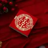Presente de Noivado Casamento Wannianfeng Personalizado Presente de Noivado Dourado Conjunto de Cartões Pacote Vermelho Dez Mil Yuan Conjunto de Dinheiro Fabricante de Pacotes Vermelhos de Casamento
