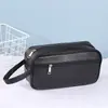 Bolsa de Higiene Pessoal Preta Esportiva para Homens e Mulheres, para Viagem de Negócios, Bolsa Impermeável para Banho, Bolsa de Armazenamento para Suprimentos de Viagem, Bolsa de Cosméticos Portátil
