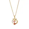 Collar de Carpa Estilo Chino para Mujer Cadena para Clavícula Estilo Chino de Alta Gama Versátil Año del Zodiaco Moda Joyería Versátil de Alta Gama