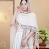 Estilo Extranjero Nuevo Chal Étnico Foto de Viaje Cuadros de Colores Moda Tejido Borla Viaje Dividido Capa Cálida Para Todo