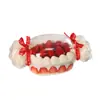 Caja de Dulces Navideños del Mismo Estilo que la Celebridad de Internet Caja de Empaque para Pastel de Fresa Caja para Pastel de Cumpleaños Caja de Postre con Forma de Dulce