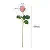 Cremoso y Suave, Tacto Realista, Bouquet de Novia de Rosa Hidratante, Material Floral para Boda de San Valentín con Rosas