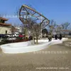Asiento de Piscina para Árbol de Fibra de Vidrio Silla de Diseño de Jardín Exterior Uhpc Banco Grc Silla de Ocio con Forma Especial para Paisajismo Piscina para Plantar