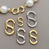 Broche de Acero Inoxidable en Forma de Ocho Conector de Pulsera y Collar en Forma de S Broche para Bolsos Gancho Rápido Broche Ajustable Accesorios para Joyería DIY