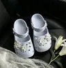 Estilo Dulce Perla Flor Micro Arco Cómodo Suela Suave Zapatos Perforados Mujer Verano Antideslizantes Ballet Mary Jane Pantuflas