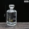 Garrafas de Vidro para Bebidas Alcoólicas Atacado Garrafas Vazias Pacote de 0,5kg Conjunto de Garrafas para Bebidas Alcoólicas com Tampas de Cristal Seladas para Uso Doméstico Garrafas Dispensadoras de Vinho de Frutas