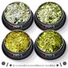 Polvo de glitter + lentejuelas pequeñas mixtas + tiras de filamento tipo cebolla traje mixto de joyería para uñas material epoxi para esmalte de uñas