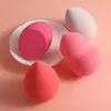 Esponja de Maquillaje Forma de Gota, Doble Uso para Seco y Húmedo, No Absorbente, Algodón de Maquillaje Regular, Polvo Fijador, Base de Maquillaje Líquida al por Mayor