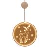 Nuevas luces decorativas LED navideñas transfronterizas, luces decorativas pequeñas para salas navideñas, luces de modelado para diseño de patio y ventana.