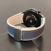 Correa de Repuesto Plegable de Cuero de Silicona y Metal con Hebilla Magnética Adecuada para Huawei Watch5 46mm Pulsera Especial de Cuero