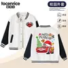 Jaqueta de Baseball Infantil Toy Story Transfronteiriça Estampa de Natal Lightning McQueen para Meninos Roupas Esportivas Infantis Primavera e Outono