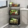 Estante de Almacenamiento de Verduras para Piso de Casa Cocina Cesta de Almacenamiento de Cebolleta Jengibre Ajo Balcón Pasillo Cesta de Almacenamiento de Frutas y Verduras Camote