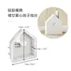 Molde de Silicone de Resina para Suporte de Vela Redondo de Gesso DIY, Molde de Suporte de Vela em Forma de Casa Coração Vazado, Em Estoque para Venda por Atacado