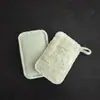 Cepillo de cocina de lufa antiguo, paño de cocina de alambre de acero, cepillo limpiador de sección de lufa natural, sin bordes cosidos