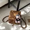 Mochila de Bordado de Diamantes Nueva 2026 Gran Capacidad Casual Cadena Bolso de Mujer Tendencia Estilo Coreano Mochila para Viajes al Aire Libre