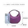 Bolsa Meia-Lua 2026 Estilo Coreano Design Clássico Bolsa de Mão Couro Bovino de Primeira Camada Nova Bolsa Transversal para Mulheres Nicho para o Dia a Dia High-End