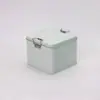 Caja Metálica Cuadrada esmerilada para Pastel de Piña con Pestillo Deslizante, Caja Metálica para Pastel de Luna, Caja de Regalo para Dulces, Galletas, Tiramisú