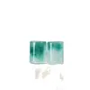 Ba Shan Jade Tipo Hielo Patrón de Flor Azul Agujero Grande Corte Recto Columna Recta Cuentas Cilíndricas Cuentas Espaciadoras Lulutong Jade Accesorios Joyería Venta al por Mayor