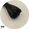 Tira de cuero suave cuádruple de 2 mm 3 mm, accesorios de joyería, tira de cuero color espejo, accesorios de ropa, cordón de cuero artificial brillante