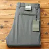 Pantalones Casuales de Pierna Recta para Hombre de Lujo de Gama Alta, Secado Rápido, Delicados, Ligeros, Frescos, Cómodos, Anti-Arrugas, Adecuados para el Trayecto Diario, para Verano