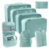 Bolsa de armazenamento portátil de grande capacidade Bolsa de viagem dobrável Conjunto de sete peças Bolsa de armazenamento Bolsa de armazenamento Grande capacidade Alto nível de senso