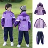 Ropa de Clase para Estudiantes de Primaria Traje Ropa de Otoño e Invierno Nueva Ropa para Jardín de Infancia Primavera y Otoño Traje de Tres Piezas Uniforme Escolar Infantil