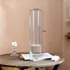 Vaso personalizado em estilo wabi-sabi, vaso de imitação de vidro, vaso transparente para arranjos florais hidropônicos, vaso transparente criativo com toque de luxo