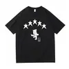 Plataforma quente fornecimento comércio exterior camiseta masculina grupo coreano crianças vadias camiseta estampada masculina manga curta camiseta retrô