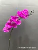 Simulação de Orquídea Phalaenopsis Japonesa de Nove Flores com Fita Adesiva Comércio Exterior Flor Artificial Falsa Decoração de Arranjo de Flores para Sala de Estar Quarto Modelo