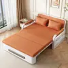 2024 Sofá Cama Sofá Cama Telescópico Cama Plegable Multifuncional Plegable Doble Uso Modelo Nuevo para Sala de Estar Balcón Persona Sola Apartamento Pequeño