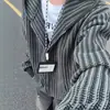 Moletom Cardigan Retrô Americano Masculino Outono e Inverno Jaqueta Tweed Chenille Hoodie Pesado Rígido para Casal