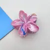 Presilha Grande Estilo Resort de Luxo Transfronteiriça de Frangipani para Penteado Updo na Parte de Trás da Cabeça, Presilha de Tubarão para Cabelo Semi-Preso, Acessório de Cabelo da Moda