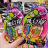 Doce Mágico Corda Gelatina Yizhi Caixa Fechada 360g (30g*12 Pacotes) Sabores Sortidos de Frutas Doce Infantil Doce de Corda Colorido Divertido