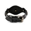 Joyería PUNK europea y americana pulsera de remaches personalidad rock costuras pulsera ancha de cuero accesorios PUNK nicho para hombre