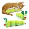 Juguete para Gatos Oruga de Hierba Gatuna Muñeco de Peluche Almohada Nido de Insectos Fruta Autoentretenimiento Alivio del Aburrimiento Juguete para Gatos Muñeco para Mascotas