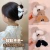Pinza de Agarre de Animal Mao Mao Linda Pinza de Tiburón de Otoño e Invierno para Niños Pasador para la Parte Trasera de la Cabeza Pasador para Niños Accesorios para el Cabello de Niñas Tocado