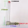 Accesorios Reductores Visor de Aceite Tubular Tubo de Llenado de Aceite en Forma de L Indicador de Nivel de Aceite Codo de Llenado y Ventilación de Aceite Tubería de Aceite 3 M18 M22 G3/8