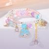 Pulsera de Gato Kt Dibujo Animado Gradiente Melody para Mujer Más Fácil de Combinar Pulsera de Cristal de Producto de Yiwu de Alta Calidad Mejor Amiga Amistad