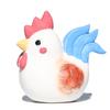 Adorno de Mascota de Té Gallo del Zodiaco de Arcilla Púrpura Yixing, Se Puede Usar para Juego de Té, Decoración del Hogar para Mesa de Té, Accesorios para Juegos de Té, Escultura Grande de Gallo Pintado