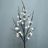 Simulación de flor de ciruelo, dulce de invierno chino, decoración del hogar, arreglo floral, rama de ciruelo pastoral, accesorios suaves, flores falsas, fábrica al por mayor