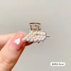 Pinza de Garra Pequeña con Strass de Estrella de Cinco Puntas en Forma de Corazón para Mujer, Pinza de Garra Exquisita de Gama Alta para Medio Cabello, Accesorio para el Cabello Tipo Pinza de Tiburón