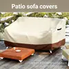Capa para Sofá de Jardim Mipinca 420D para Exterior Capa Impermeável Capa para Sofá de 2 Lugares À Prova de Vento e Resistente a UV Capa para Móveis de Pátio