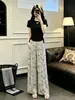 Traje Casual Retro Estilo Chino Nuevo para Mujer, Conjunto de Verano Completo, Conjunto de Dos Piezas Moderno y Elegante que Luce Juvenil y a la Moda