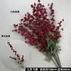 Arte Floral para Casamento Flor Vermelha Material de Fundo Decoração Ikebana Rosa Eucalipto Arranjo para Sala de Estar Interna