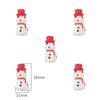 Muñeco de Nieve Papá Noel Árbol de Navidad Hombre de Jengibre Cuentas de Vidrio Esmaltado Material para Abalorios DIY Accesorios para Collar Hechos a Mano