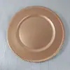 Plato Base de Plástico Estilo Europeo y Americano Banquete de Bodas Fiesta Decoración de Frutas Navidad 13 pulgadas