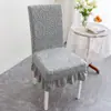 Funda de silla universal para cuatro estaciones para uso en el hogar, respaldo antideslizante todo en uno, funda de silla de comedor integrada, elástica y engrosada