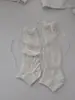 Meias Doces de Verão com Laço Ioulor Série Miu Finas Anti-Pilling Respiráveis Estilo Coreano Meias para Panturrilha Femininas
